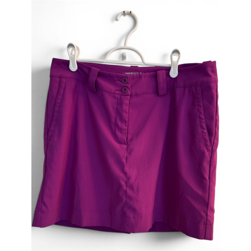 Nike Golf Skort Womens 8 Purple Tour Performance Dri-FIT Athletic Skirt Magenta